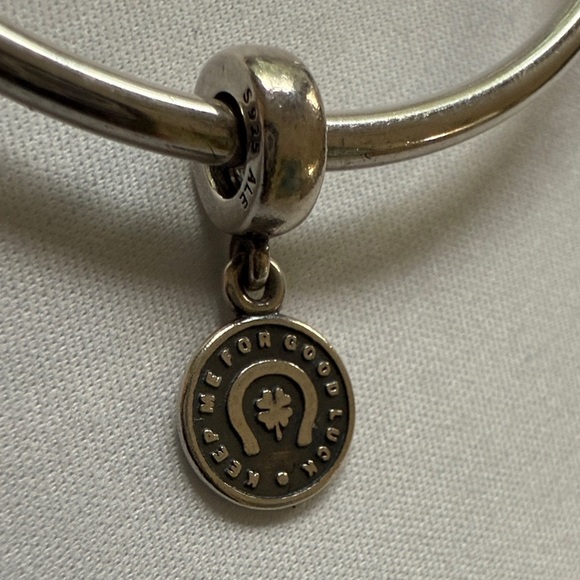 Pandora Silver Lucky Double Sided Design 🍀 Penny Charm​​​ - Picture 4 of 6